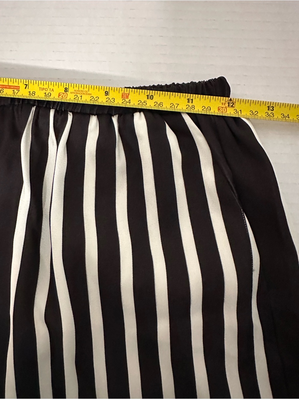 Commense Black & White Striped Wide-Leg Pants - Picture 4 of 8